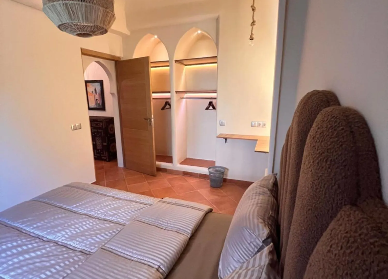Riad Appart F3 Exceptionnel A Gueliz - A 5 Min De La Gare - Piscine, Wi-Fi Et Parking Au Coeur De Marrakech Marrakesh
